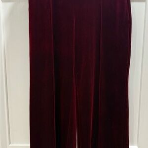 INC International Concepts Rich Burgundy Velvet Apparel